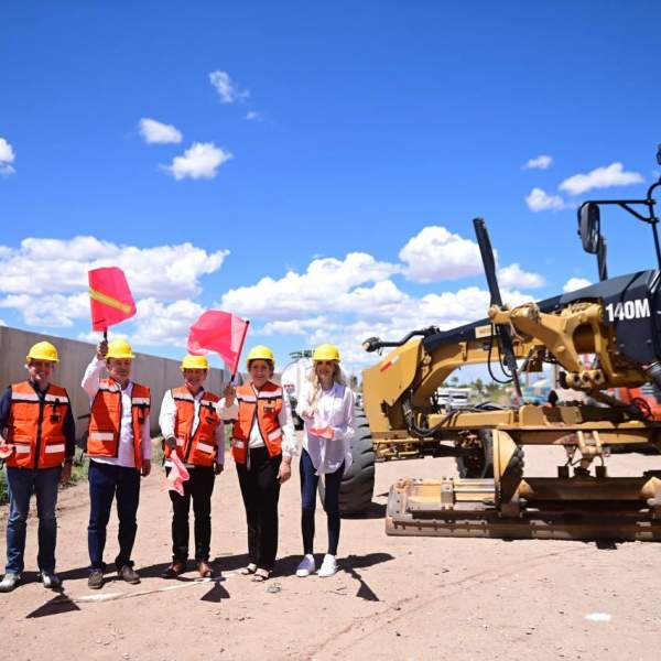 Inician pavimentación de avenida 12 en Agua Prieta